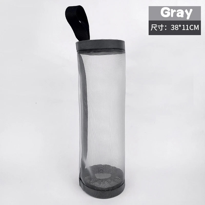 Convenient Hands-Free Kitchen Trash Bag Hanger - Durable Steel