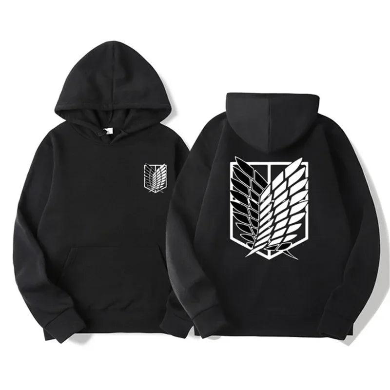 Attack on Titan Men's Hoodies Anime Hoodies Men and Women Streetwear Pullover Harajuku Shingeki No Kyojin Hoodies Sweatshirt