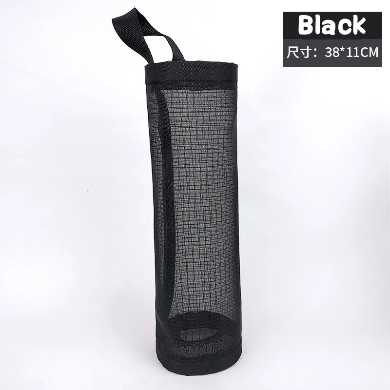 Convenient Hands-Free Kitchen Trash Bag Hanger - Durable Steel
