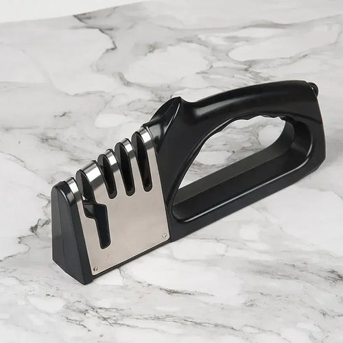 4-in-1 Professional Kitchen Knife Sharpener – Multifunctional & Portable