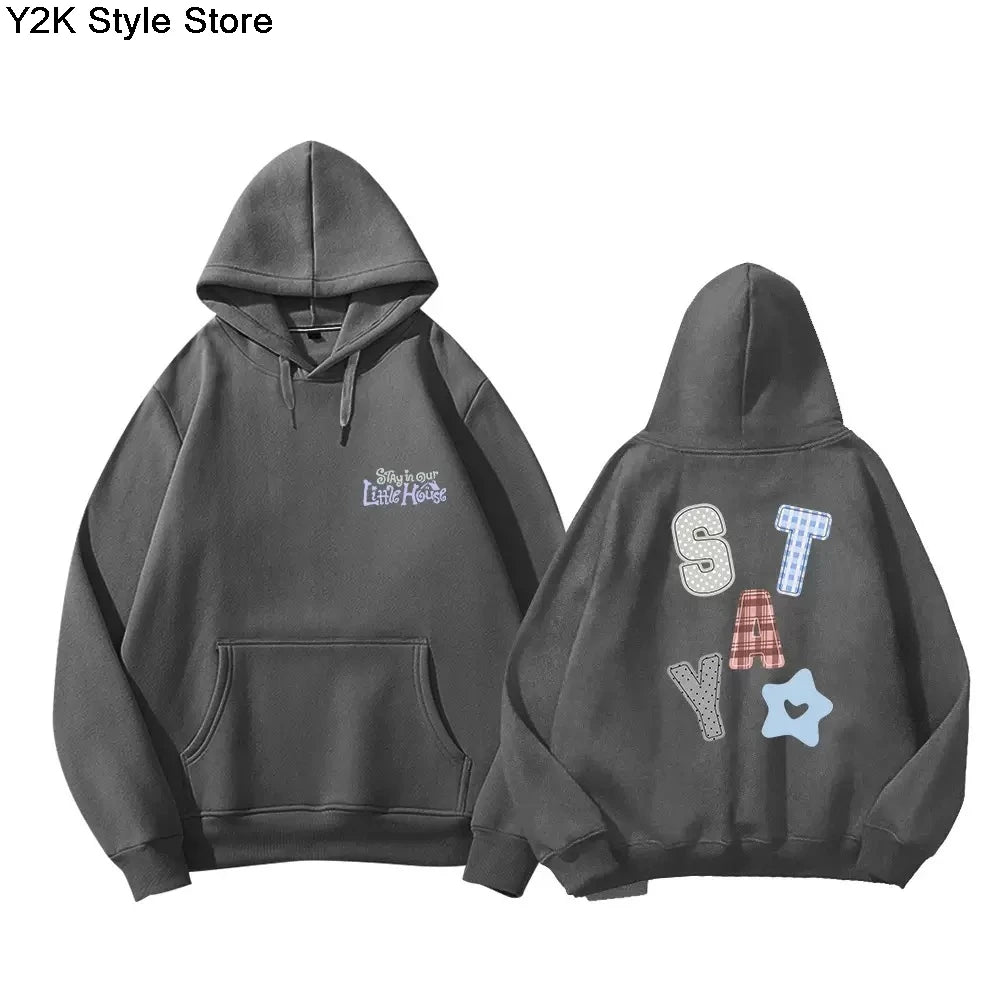 "Unisex Oversized Aesthetic Streetwear Zipper Hoodie